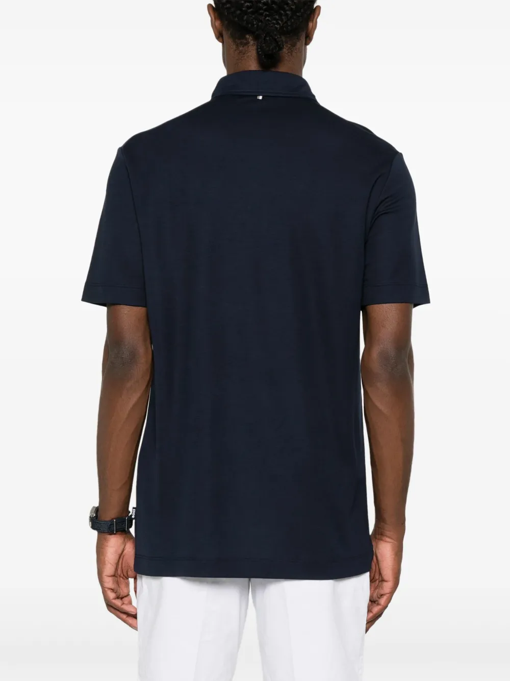 BOSS Poloshirt met geborduurd logo Blauw