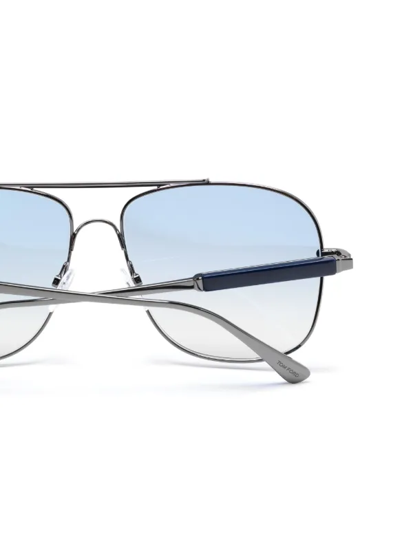 TOM FORD Eyewear Jude Sunglasses | Silver | FARFETCH