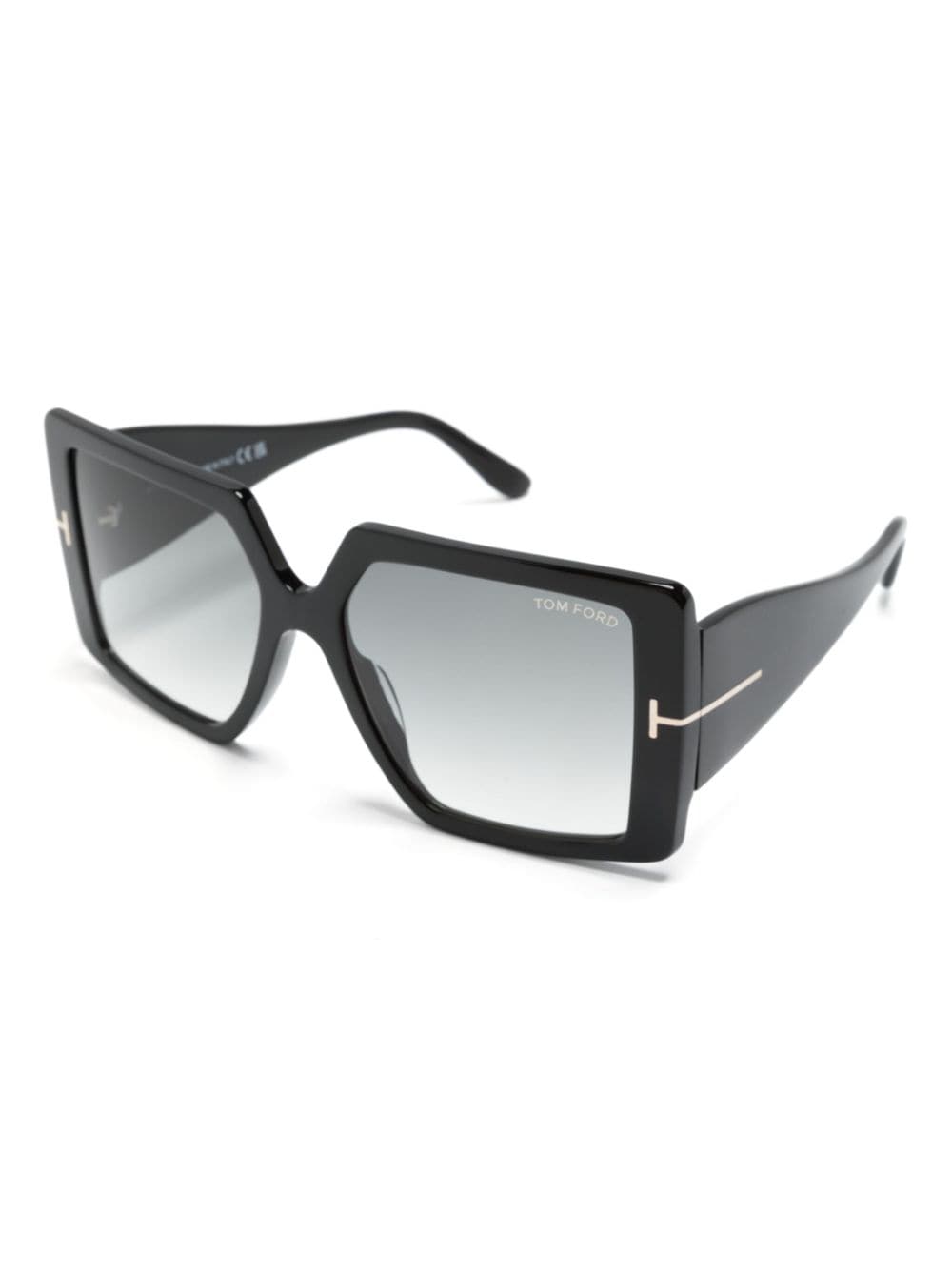 TOM FORD Eyewear Quinn square-frame sunglasses - Zwart