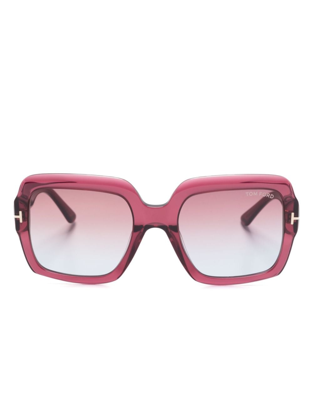TOM FORD Eyewear Kaya oversize-frame sunglasses - Rot
