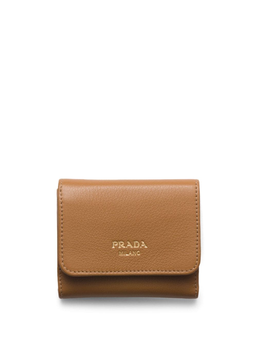 logo-debossed leather wallet