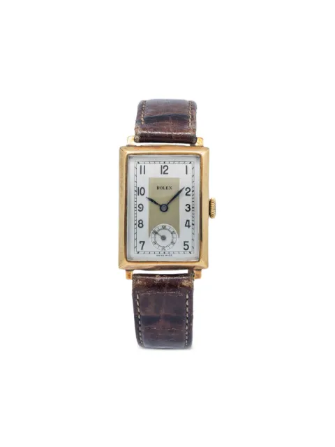 Rolex pre-owned rectangle-shaped 15mm
