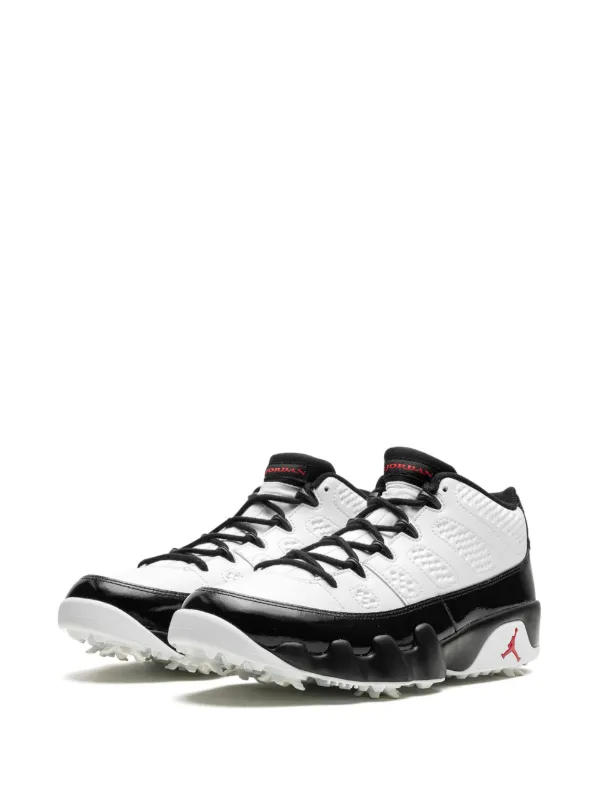 Jordan Air Jordan 9 White Black Golf Shoes White FARFETCH CA