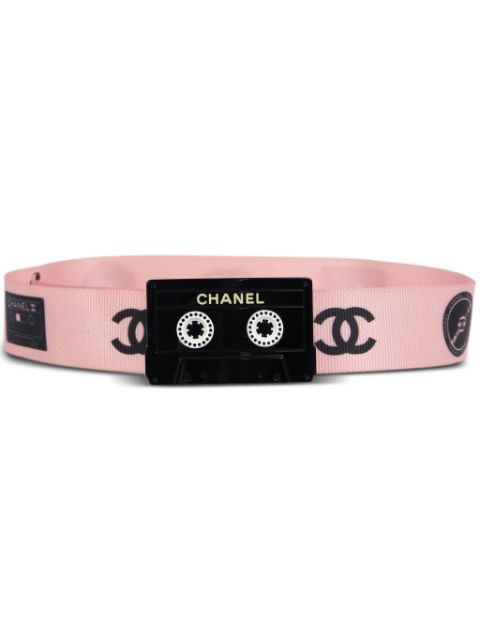 HOT SALE CHANEL 2004 Cassette Tape belt Women