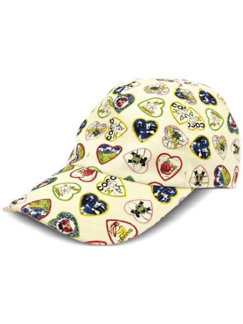 CHANEL 1990-2000s Valentine cotton cap Women