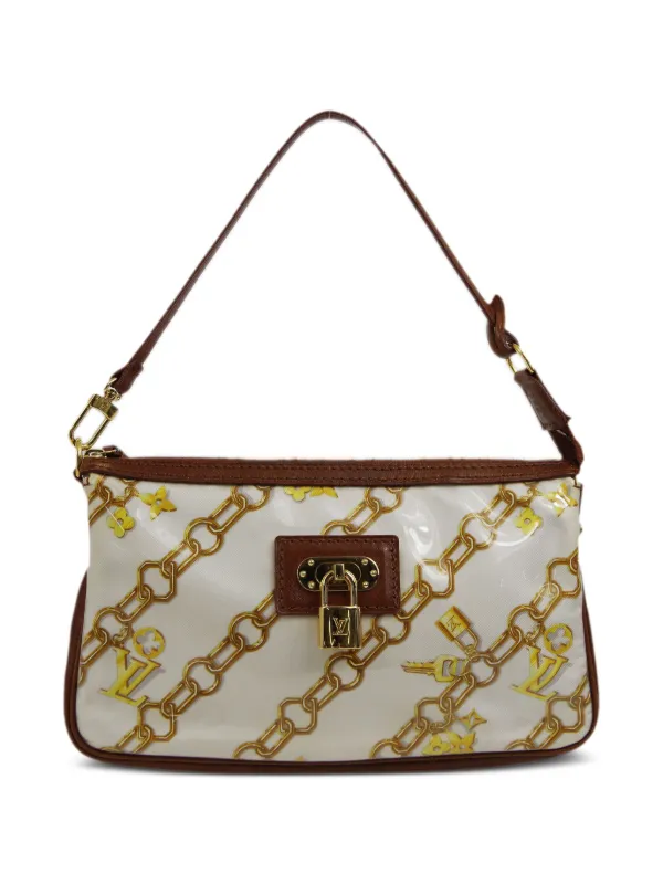 Louis Vuitton Pre-owned 2006 Pochette Accessoires Clutch Bag in White