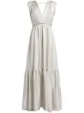 BITE Studios tiered organic silk dress - Silver