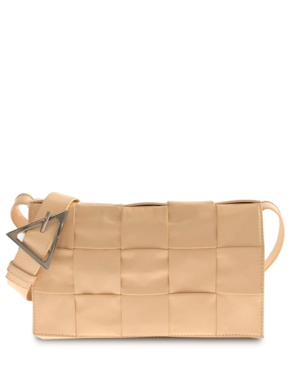 Pre-owned Bottega Veneta Cassette Shoulder Bag In Brown