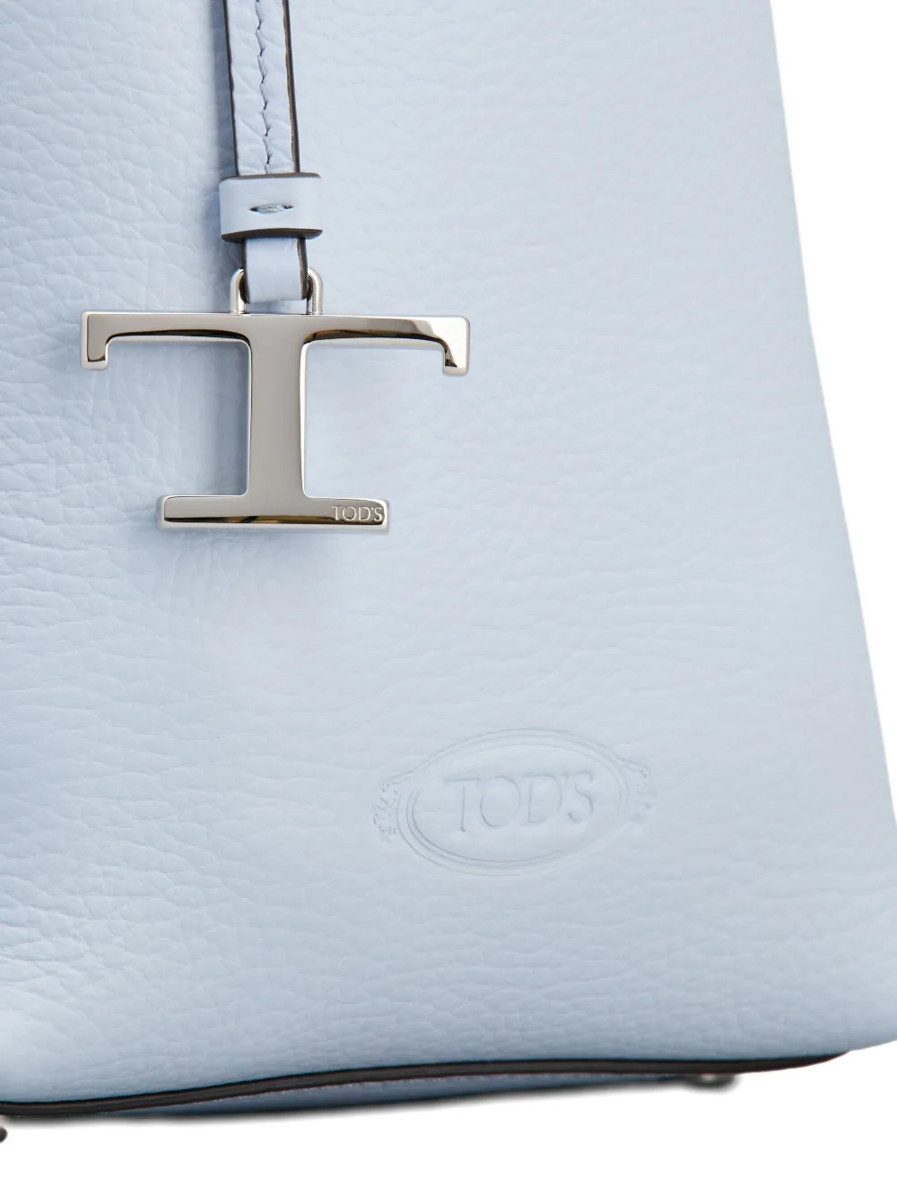 Tod's Leren bucket-tas met logo Blauw