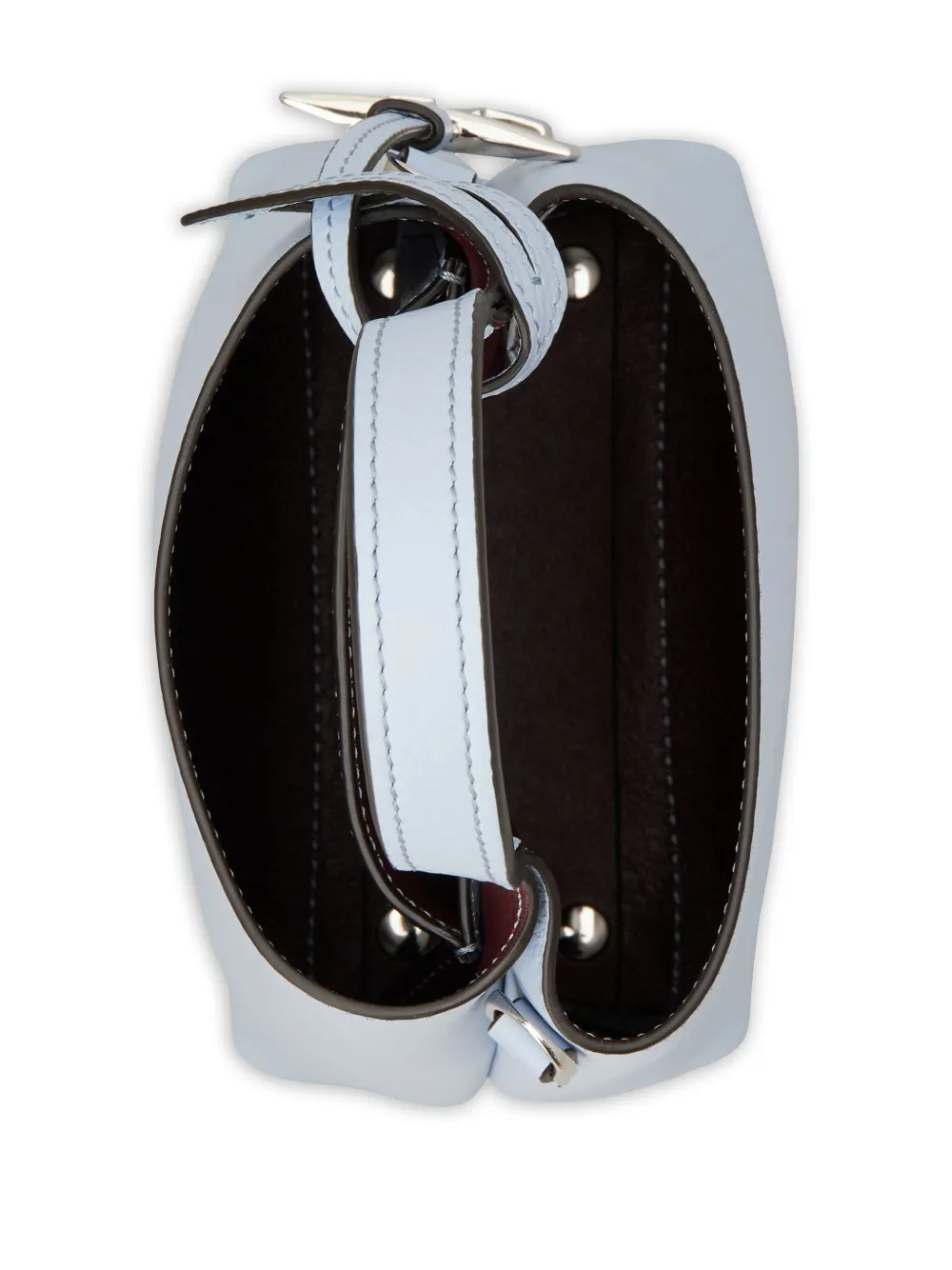 Tod's Leren bucket-tas met logo Blauw