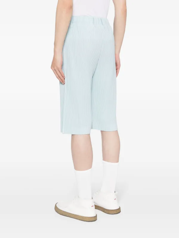Homme Plisse Issey Miyake ショーツ Homme Plissé Issey Miyake プリーツ ショートパンツ | ブルー