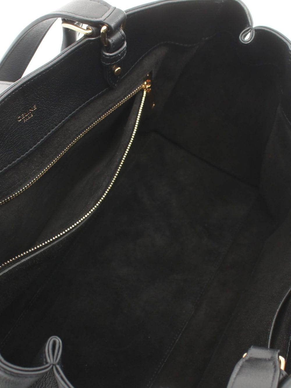Pre-owned Celine 2010s Medium Apolline Two-way Handbag In Black