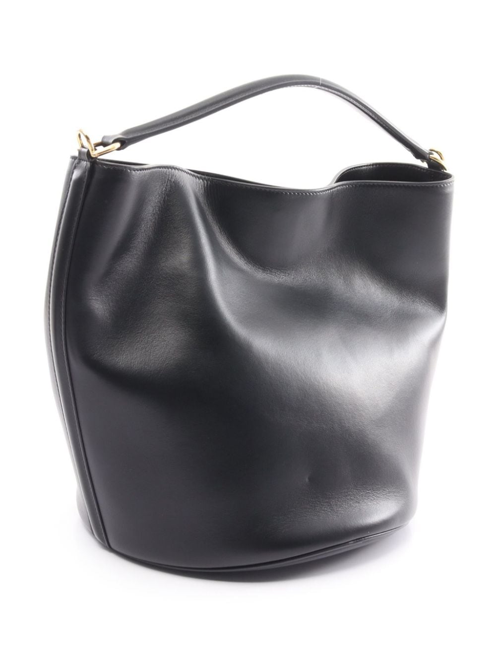 Pre-owned Celine 2000s Bucket 16 Two-way Bag In Black