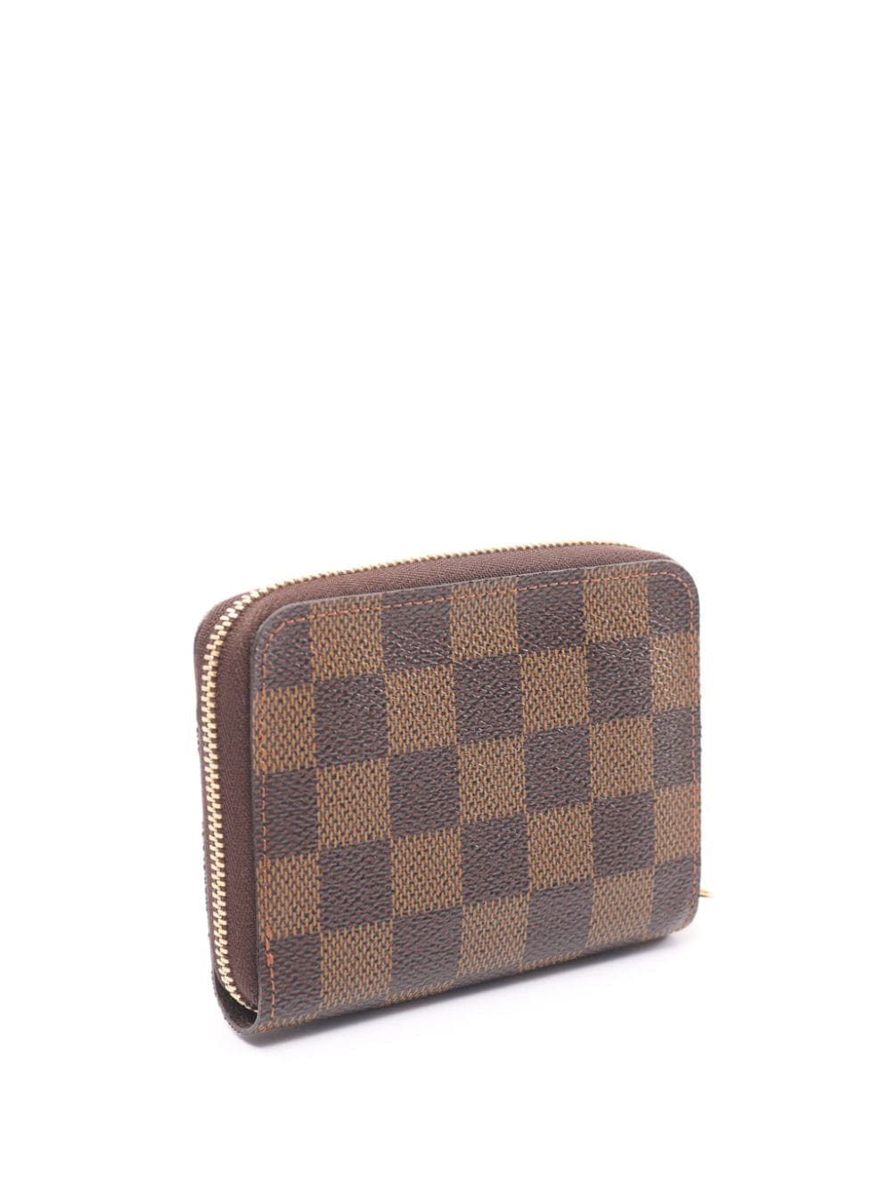 Pre-owned Louis Vuitton 2012 Zippy Coin Purse In Brown
