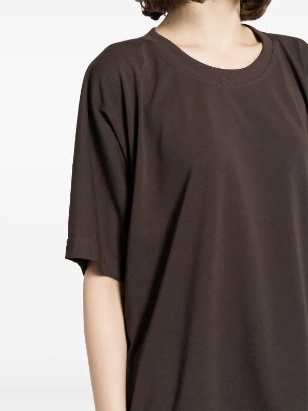 Pleats Please Issey Miyake ドレープ Tシャツ | ブラウン | FARFETCH JP