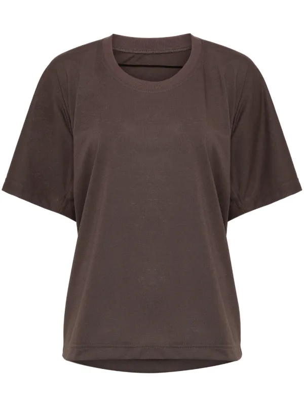 Tシャツ・カットソー ISSEY MIYAKE SS25 Brown polyester shirt (HP48JJ123 74) Homme Plissé Issey Miyake T Shirt Women's Brown - POIZON