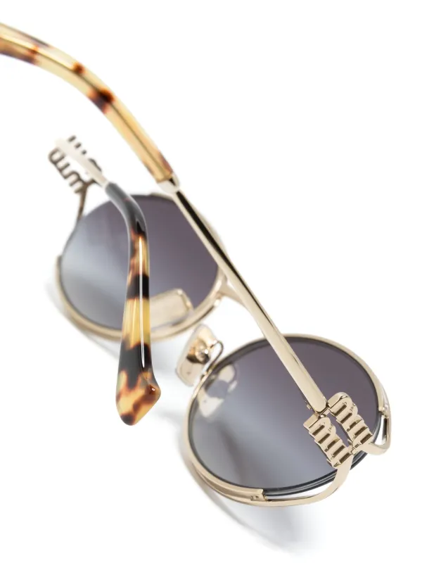Miu Miu サングラス Oval-frame 24138656_54231207_600.jpg