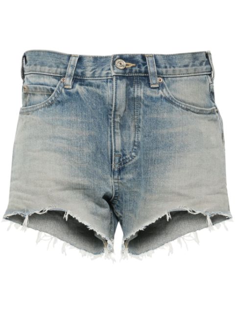 Balenciaga mid-rise mini denim shorts