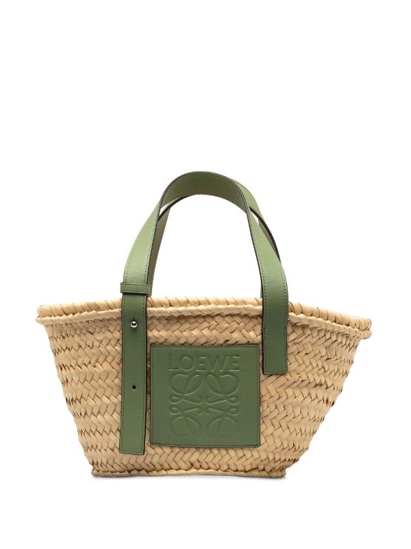 farfetch loewe basket bag