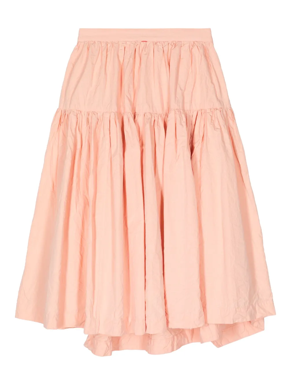 Shop Casey Casey Javeline Asymmetric Cotton Skirt In Pink