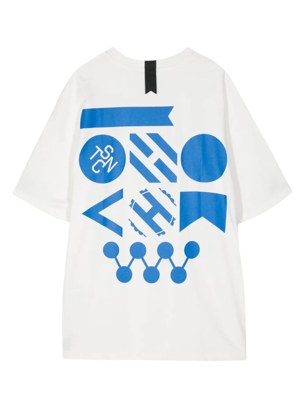 Stance Katoenen T-shirt met print op de rug - Beige