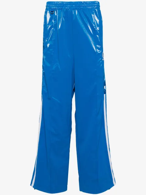 Doublet Laminate Track embroidered track pants