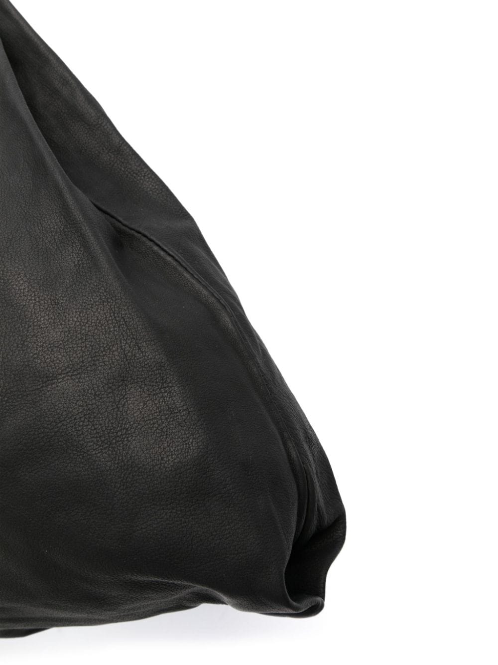 Shop Guidi Leather Shoulder Bag In Black