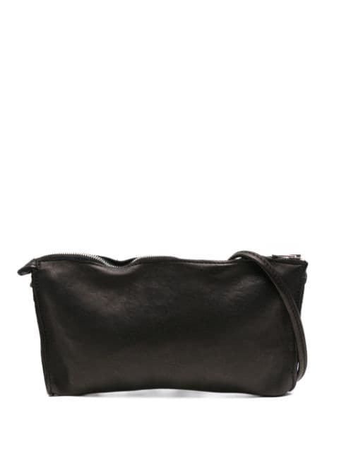 Guidi zipped leather messenger bag 