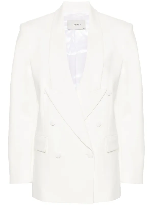 Coperni テーラード ダブルジャケット | ホワイト | FARFETCH JP
