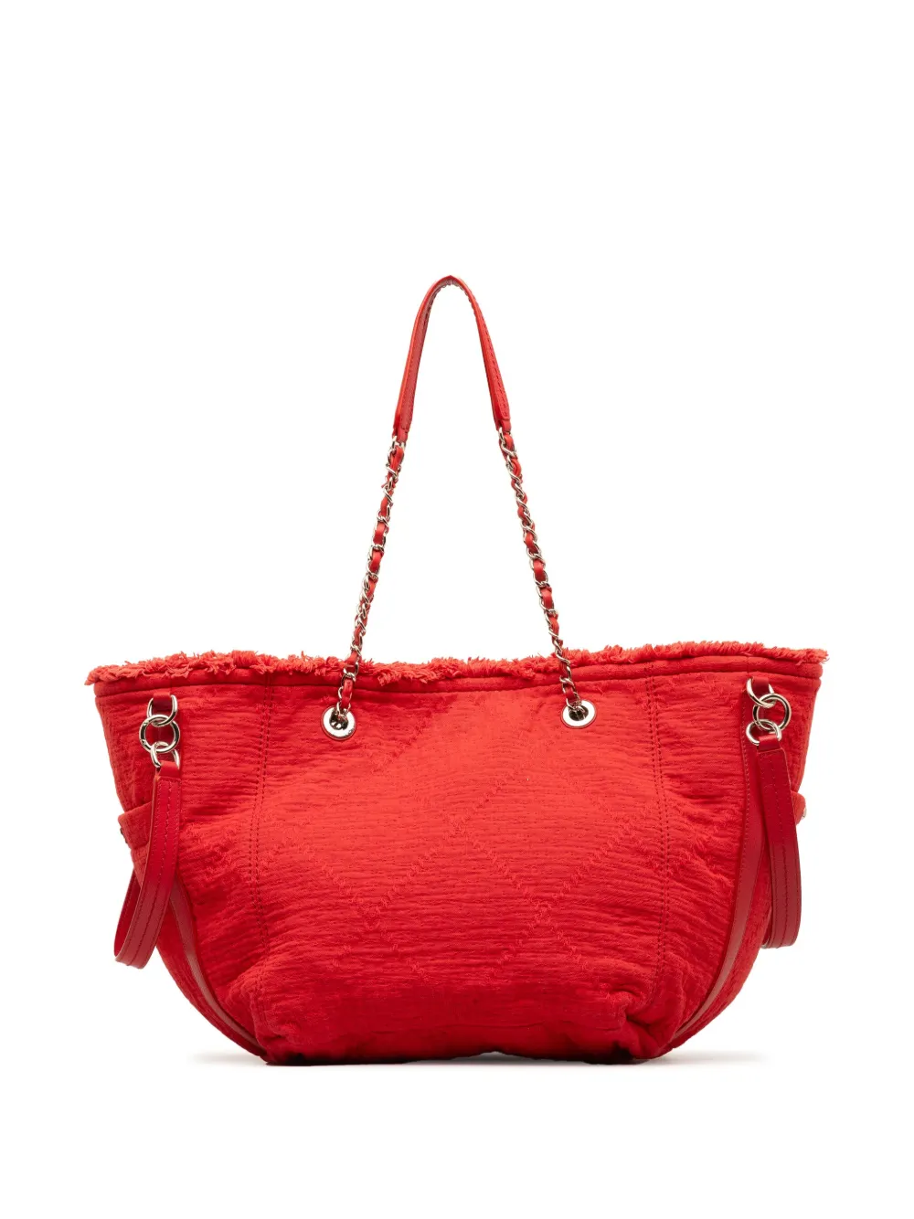 CHANEL Pre-Owned 2019 shopper met logo jacquard - Rood