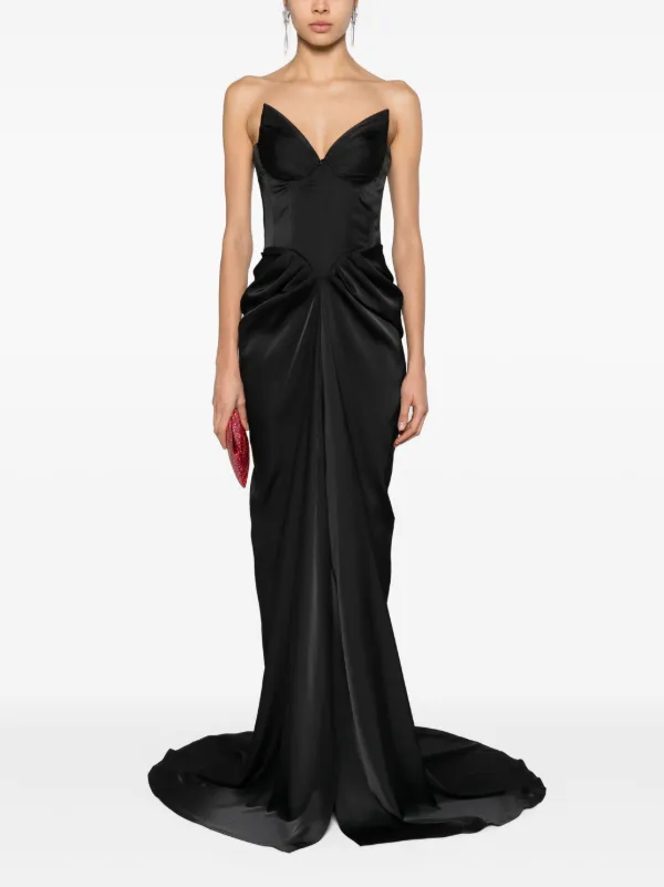 ana radu black dress Anya Black Long Dress main image 1