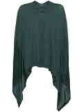 Masnada draped hi-lo blouse - Green