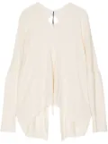 Masnada self-tie jumper - White