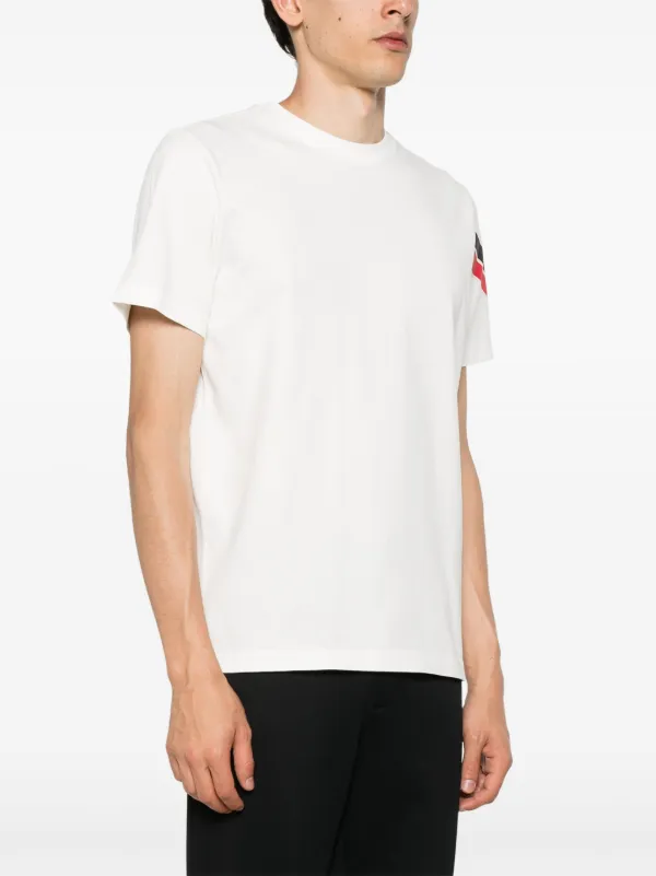 Moncler mens white t shirt best sale