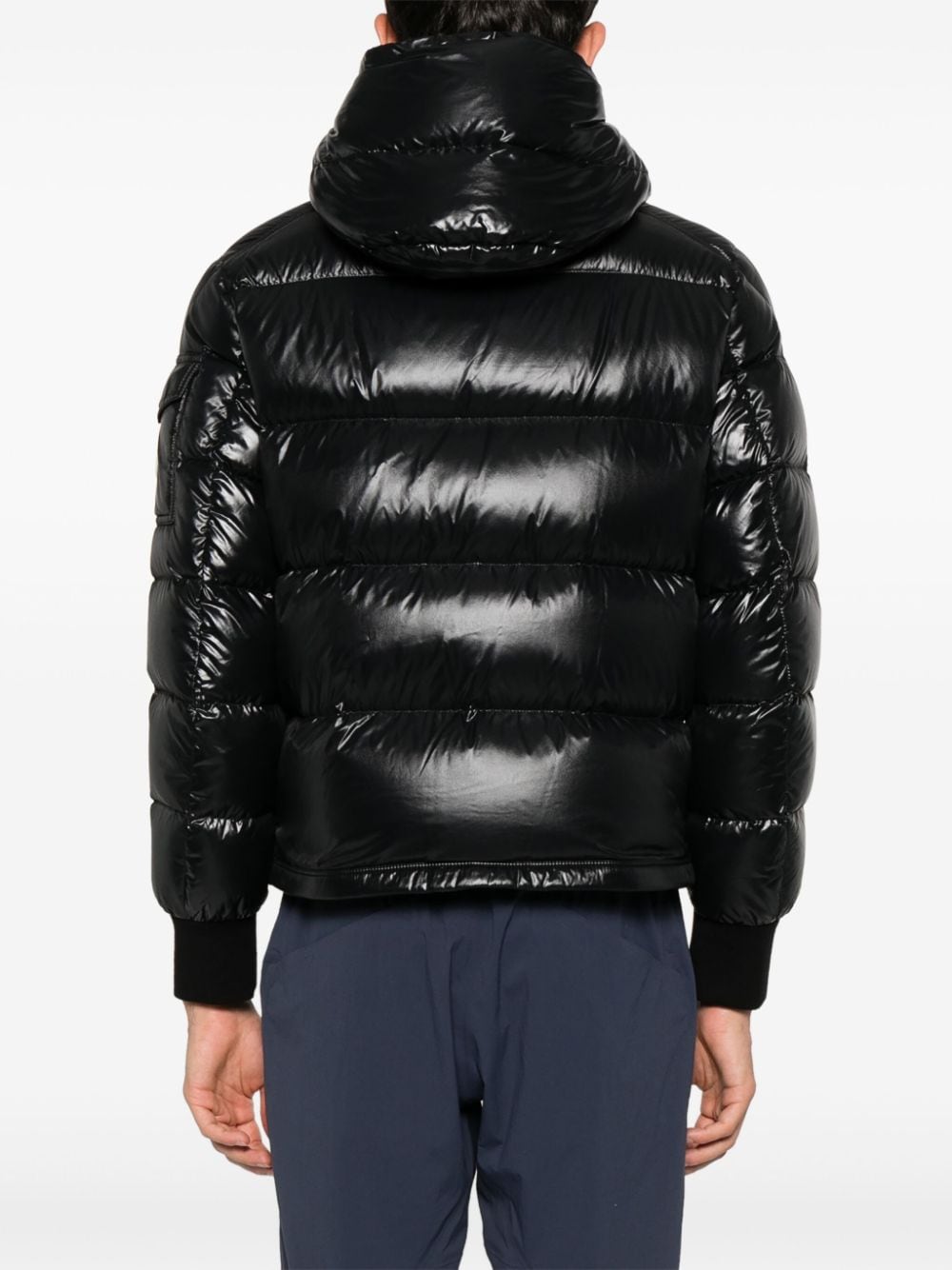 Shop Moncler Maljasset Padded Jacket In Black