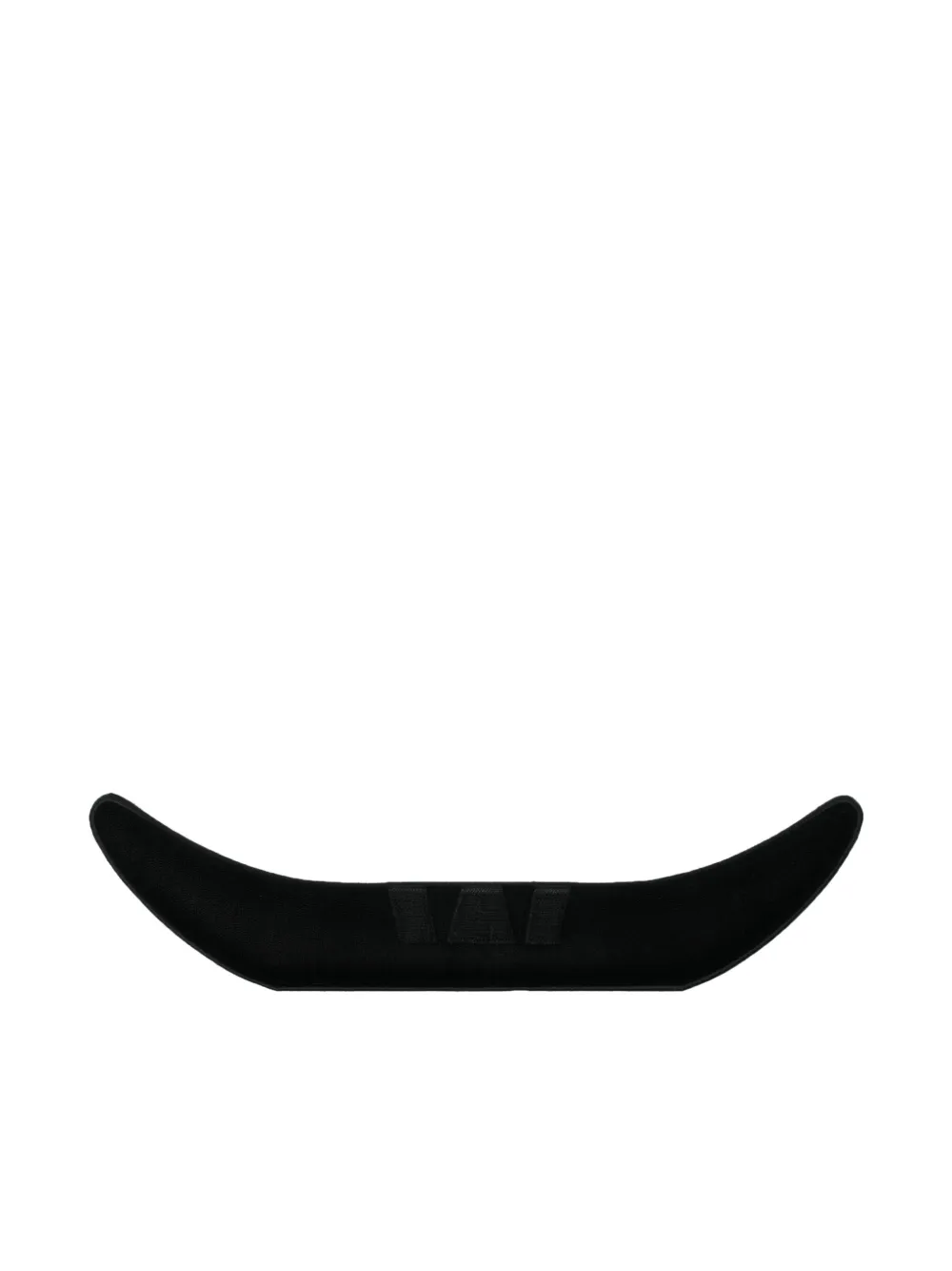 Walter Van Beirendonck horn-motif cotton patch - Zwart