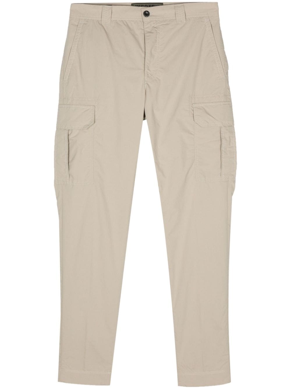 Incotex Tapered Cargo Pants In Neutrals