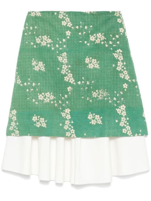 Wales Bonner Triumph mini skirt