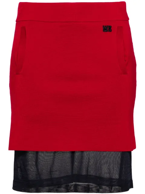 Wales Bonner Verse mini skirt
