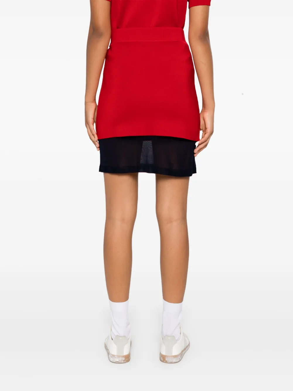 Wales Bonner Verse mini-rok Rood