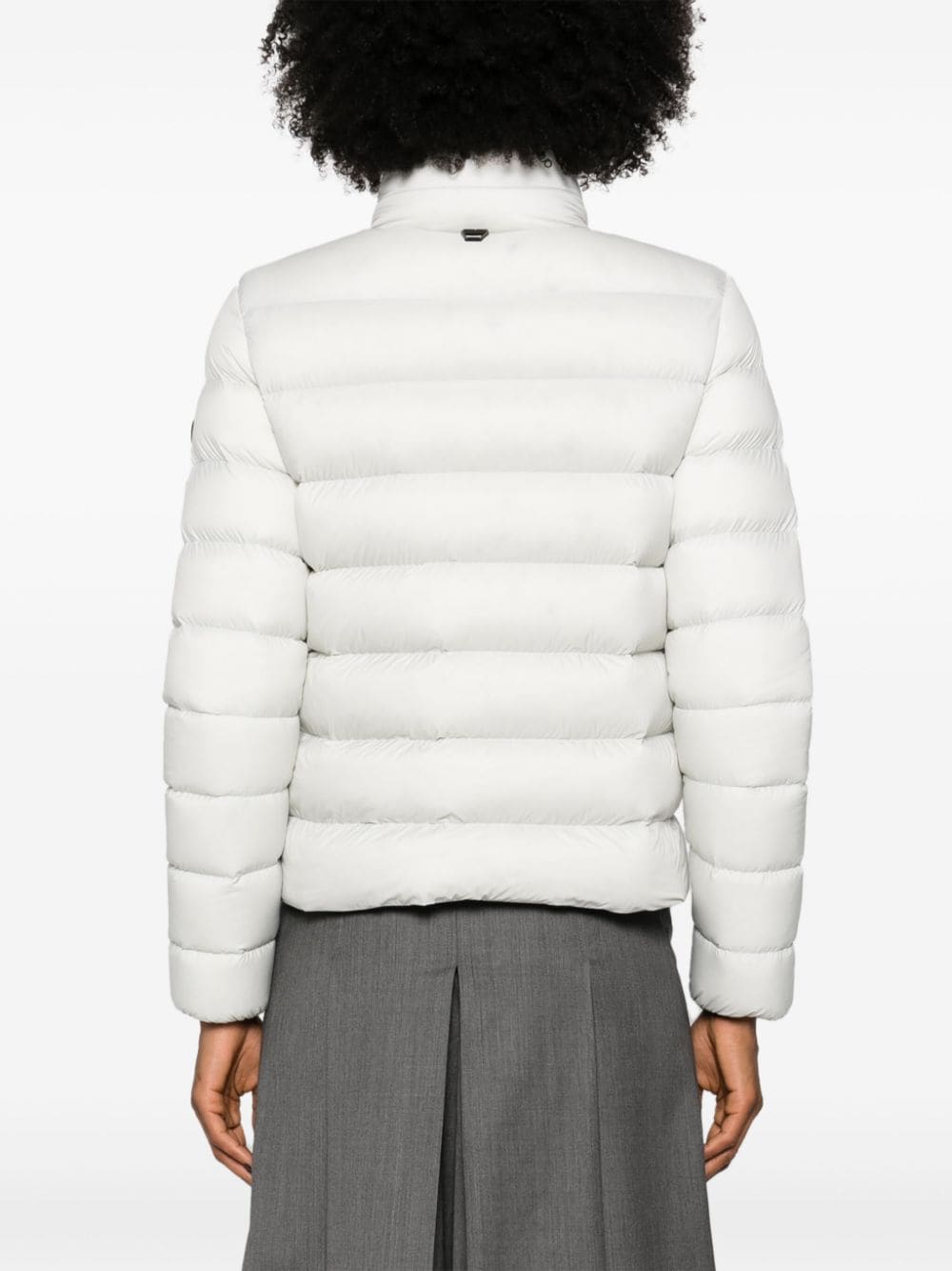 Shop Moncler Cerces Puffer Jacket In Grey