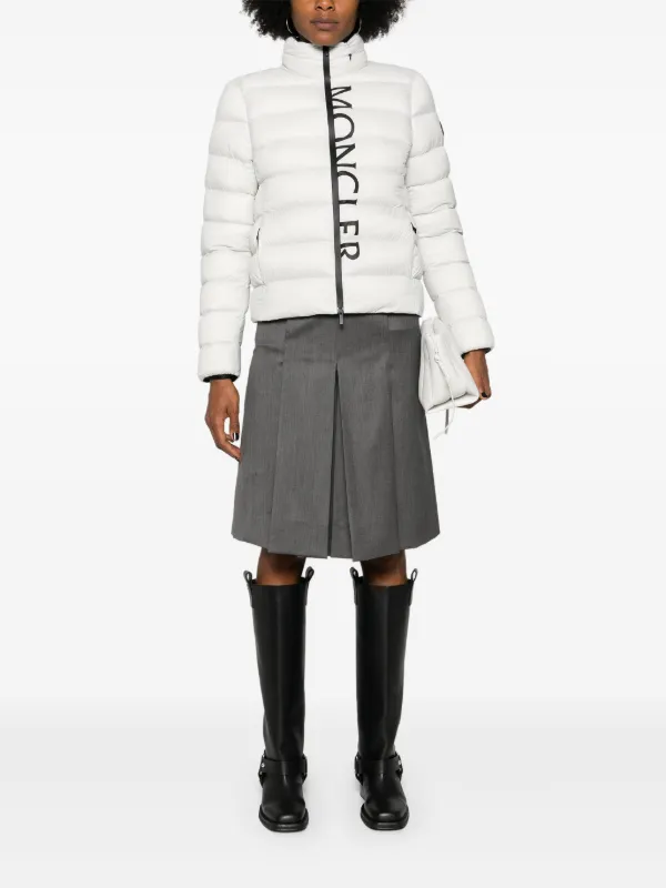 Moncler Cerces Puffer Jacket Grey FARFETCH AE