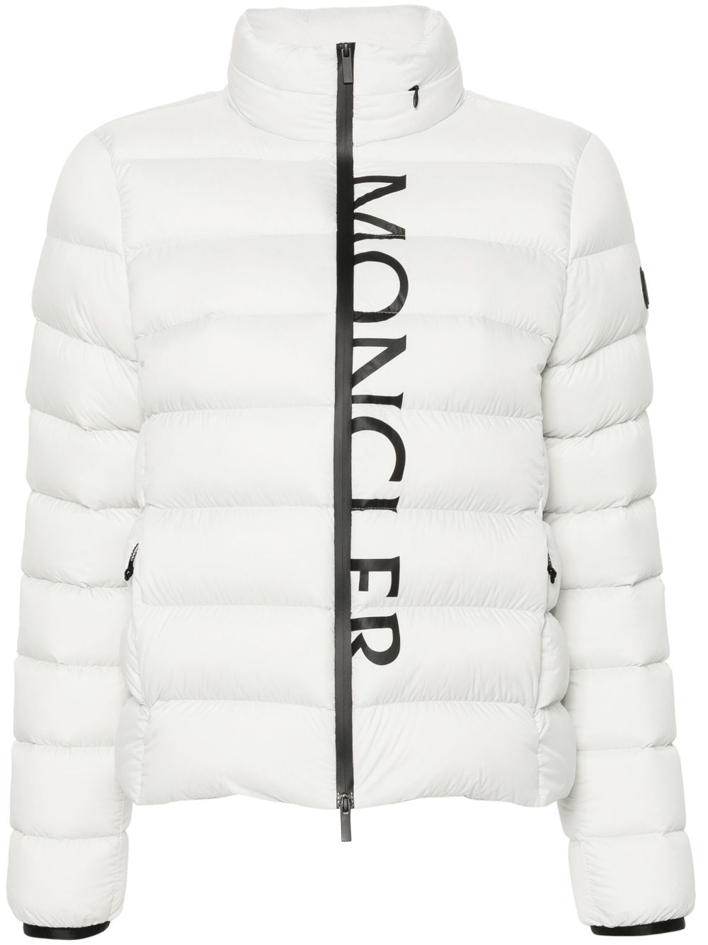 Shop Moncler Cerces Puffer Jacket In Grey