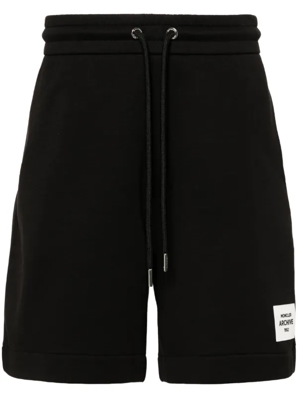 Moncler black shorts on sale