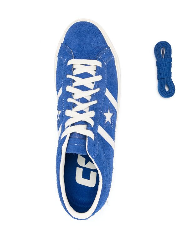 Converse one star blue suede online