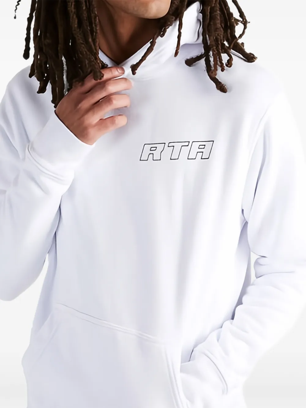 RTA Nash hoodie Wit
