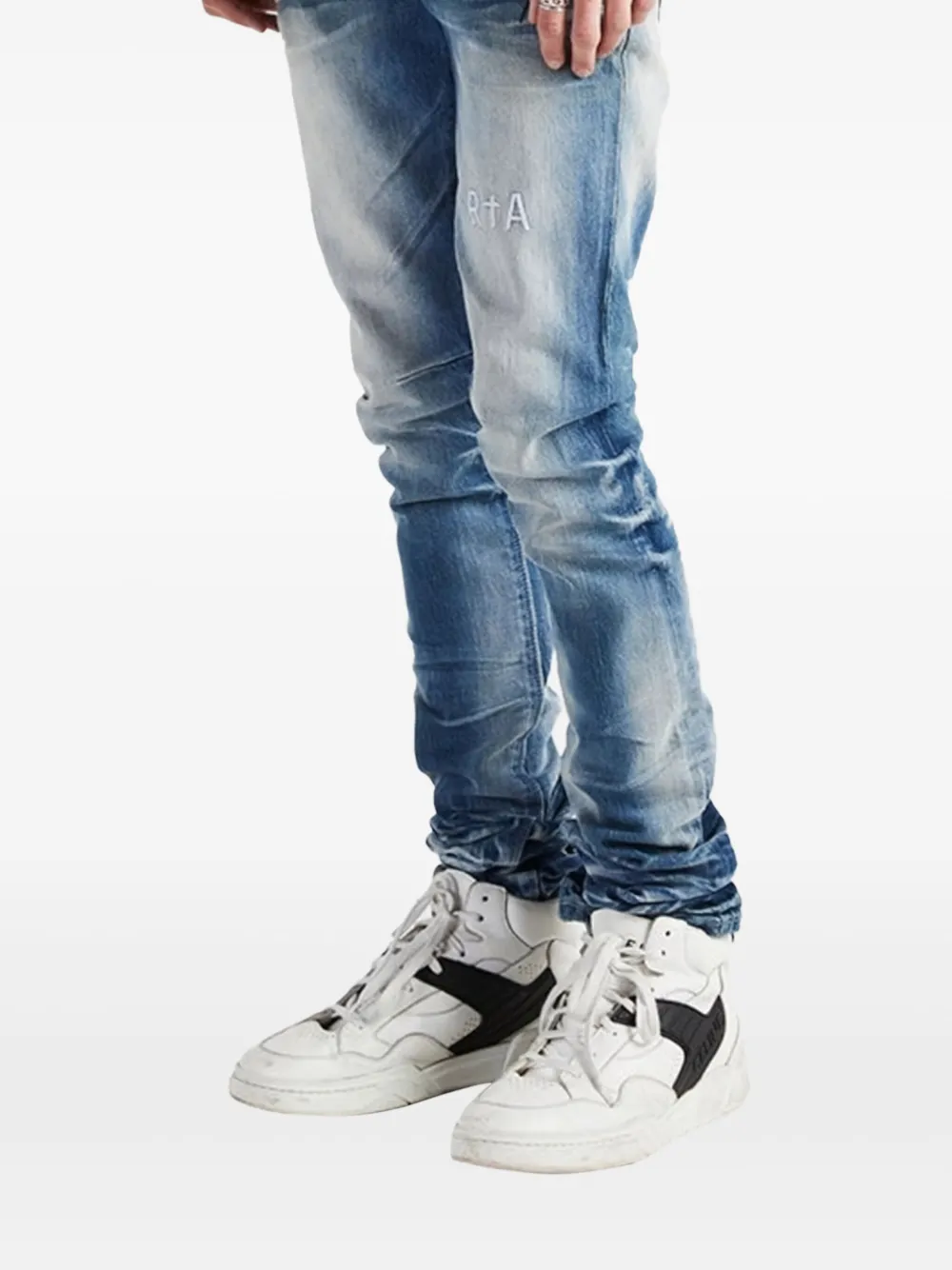 RTA whiskered five-pocket jeans | Skinny Jeans | Image 2