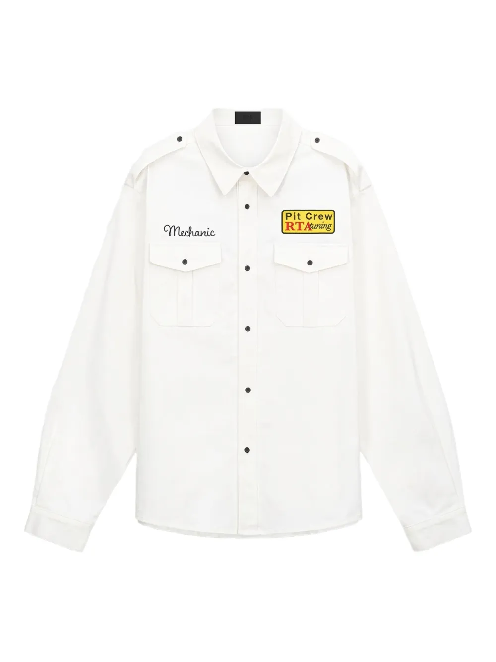 RTA Lionel embroidered shirt | White | Image 1