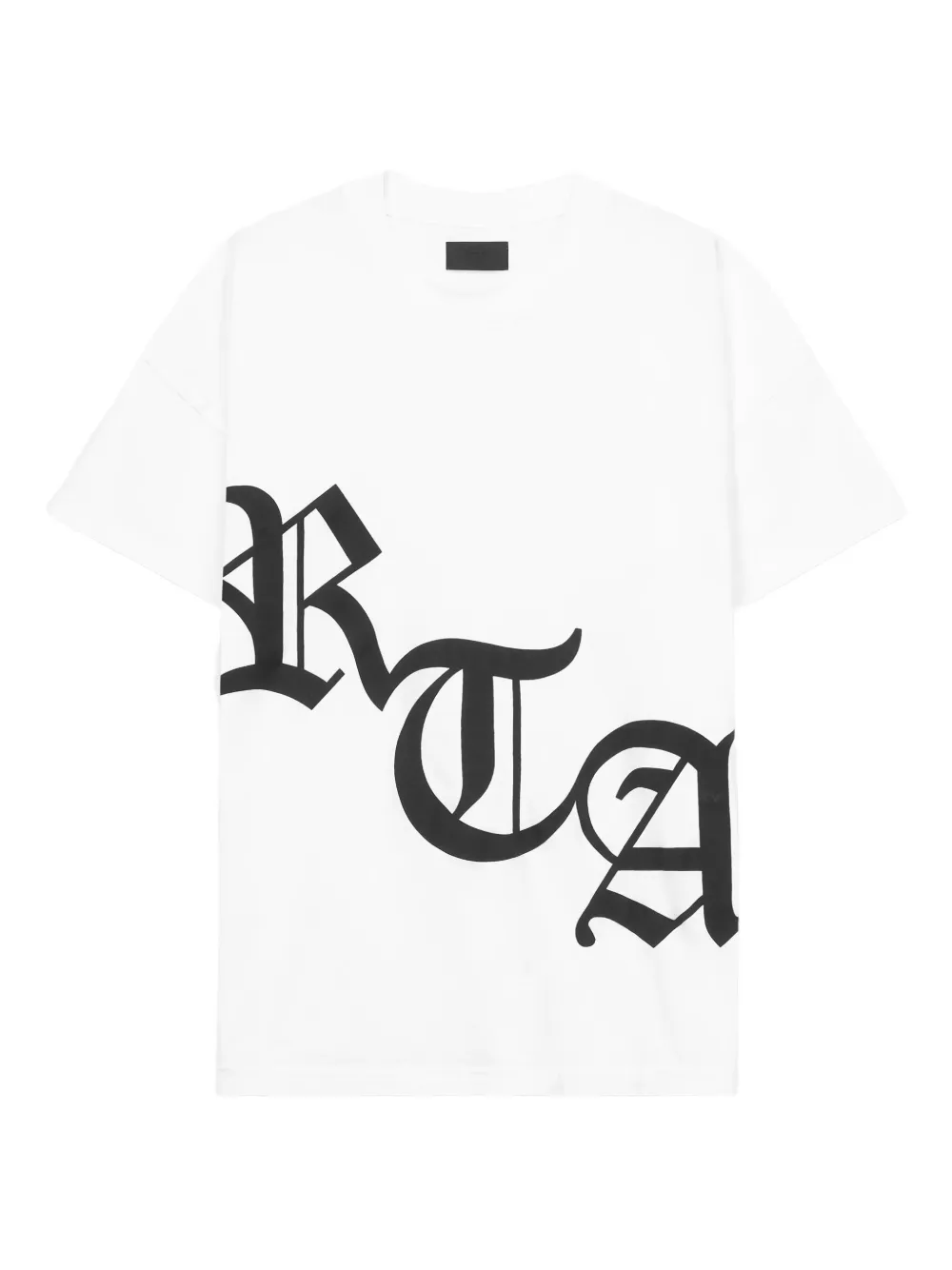 RTA Old English logo T-shirt | White | Image 1