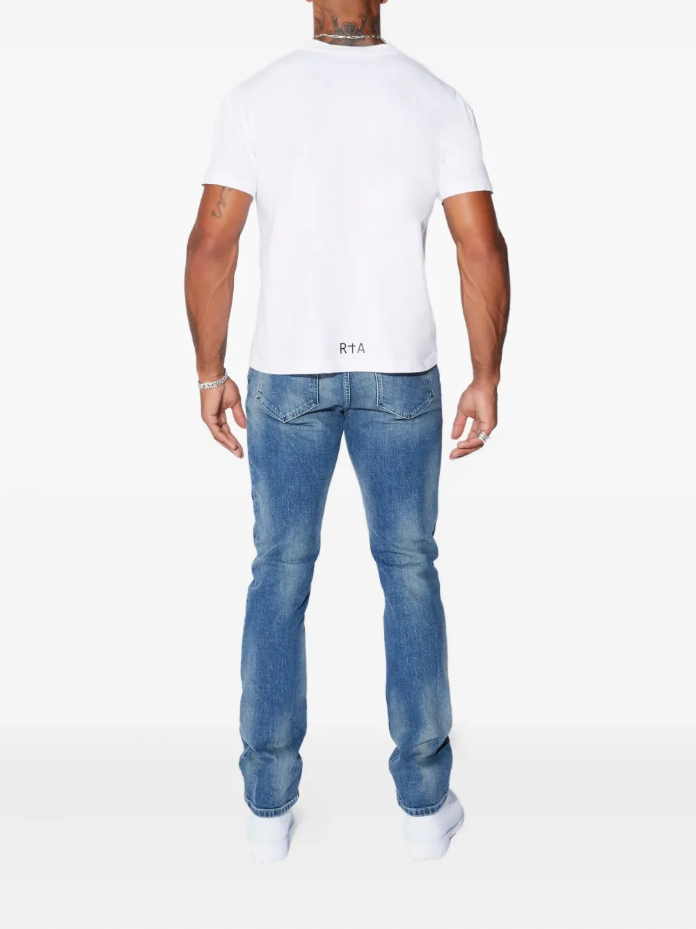Rta Colin Logo-print T-shirt In White